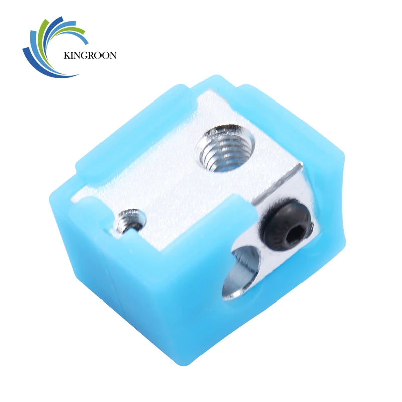 KINGROON جديد واقية سيليكون جورب غطاء حالة ل E3D V6 ساخنة كتلة الدافئة حفظ غطاء Reprap 3D طابعة أجزاء 15