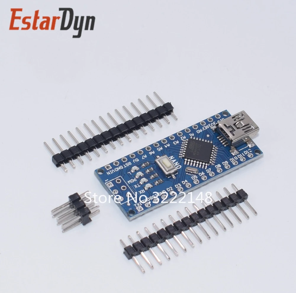 

1pcs/lot Nano 3.0 controller compatible nano CH340 USB driver NO CABLE , atmega328P