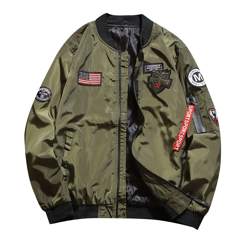

Men's Pilots Jackets Coats 2019 New Spring And Autumn Leisure Trend Workwear Baseball Suit Fashion Comfortable Youth Streetwear