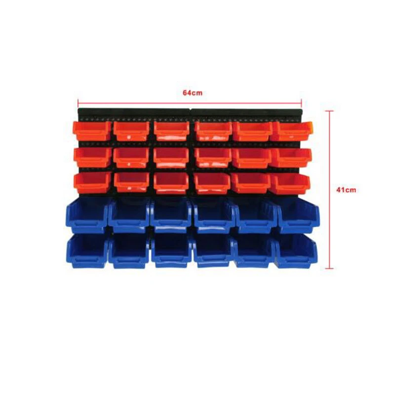 Настенный ящик для инструментов, запчасти для гаражных стеллажей, органайзер, антистатические пластиковые детали для инструментов, чехол, ABS утолщенный ящик для хранения