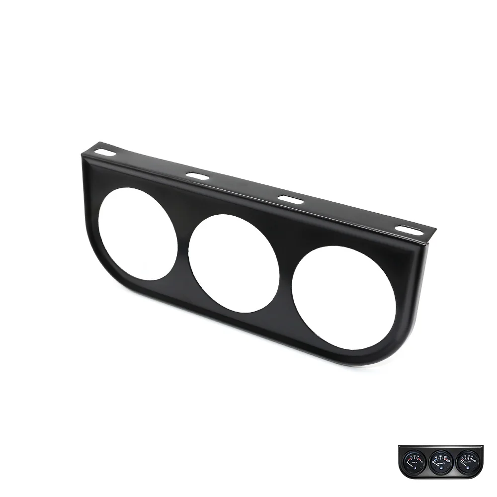 Universal Car Triple Gauge Holder 2 inch 52mm Bracket Car Meter Gauge Pod Auto Gauge Holder