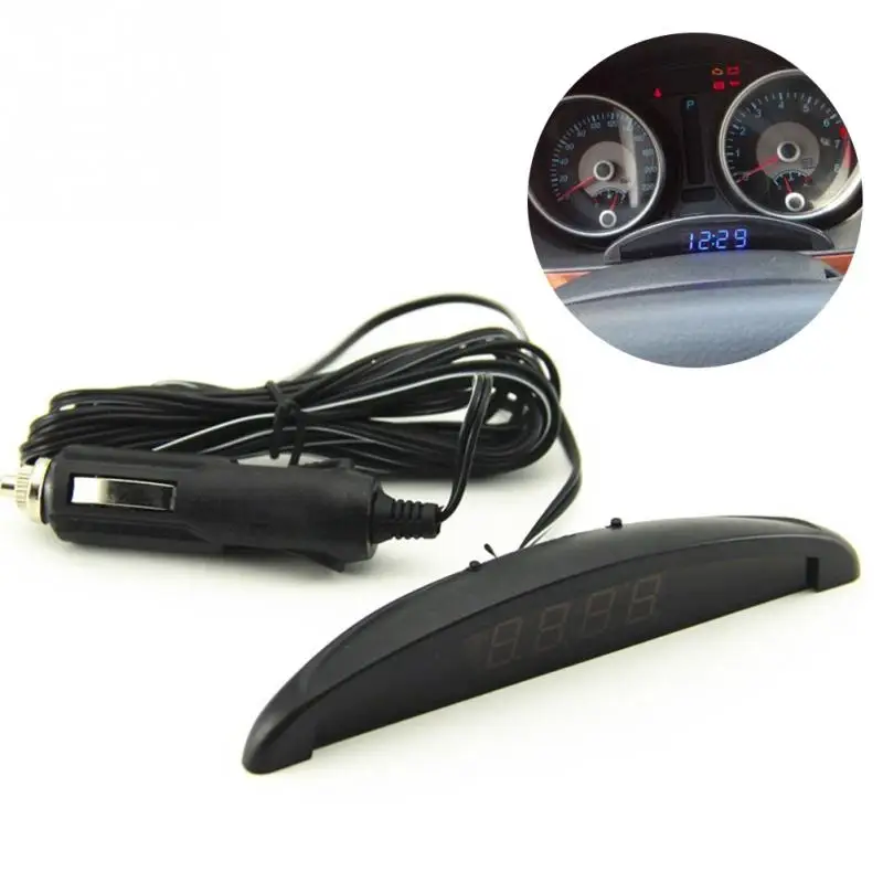 3 en 1 tiempo/temperatura/voltaje Digital LED alarma Auto reloj electrónico coche voltímetro termómetro calendario 12 V 3 en 1 tiempo/temperatura/voltaje Digital LED alarma Auto reloj electrónico coche voltímetro termómetro calendario 12 V