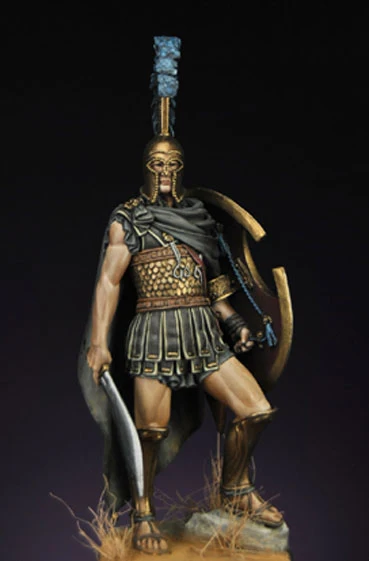 

Unpainted Kit 1/24 75mm ancient Greek HOPLITE 75mm figure Historical Figure Resin Kit