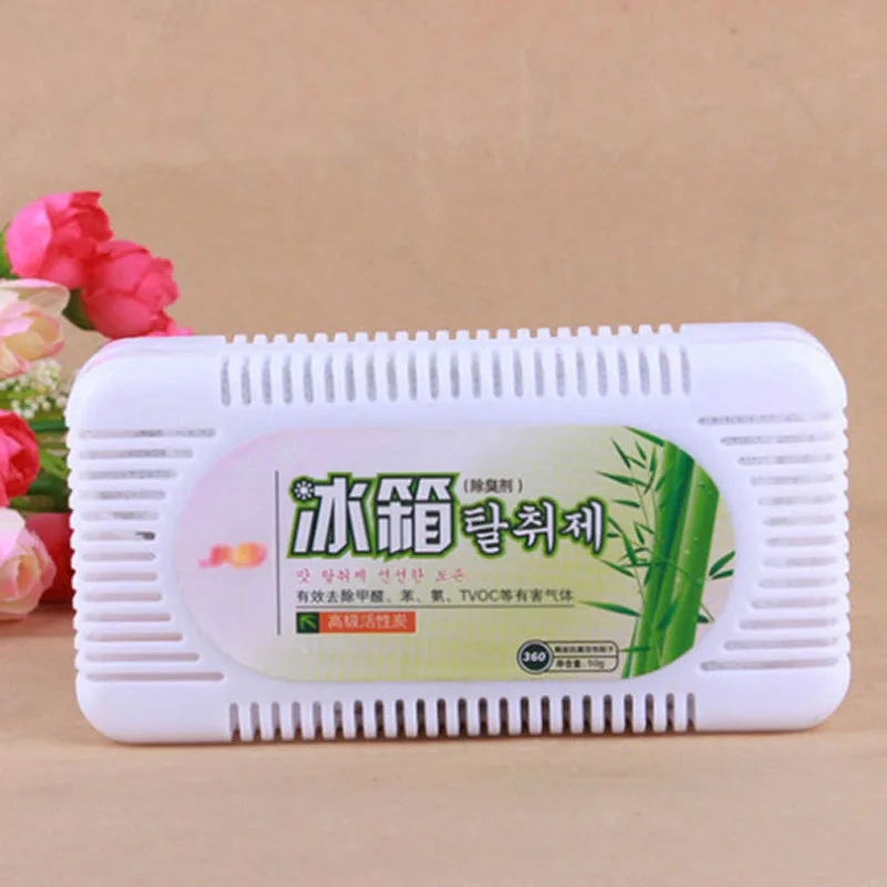 

3 Fragrance Household Fridge Refrigerator Air Purifier Activated Bamboo Charcoal Refrigerator Deodorant Box Odors Smell Remover