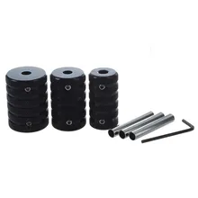 Black Aluminum Alloy Grip for Tattoo Machine Gun Kit Set