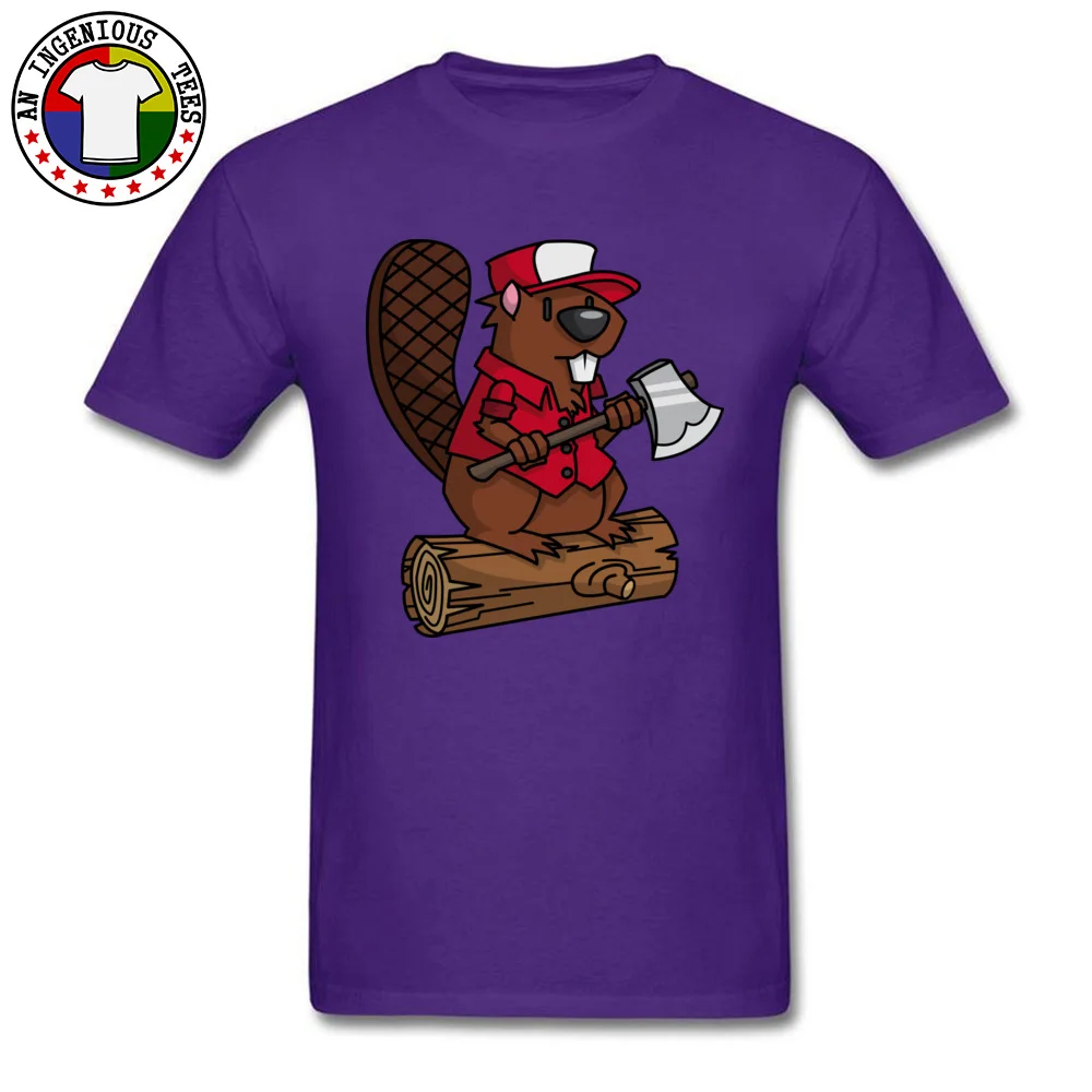 Beaver Chopper NEW YEAR DAY All Cotton Crewneck Tops T Shirt Short Sleeve Personalized Sweatshirts Brand New Hip hop Tshirts Beaver Chopper purple