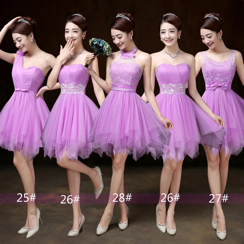 Xnxee/Новые платья на шнуровке на весну и осень, короткое платье фиолетового цвета шампанского белого цвета