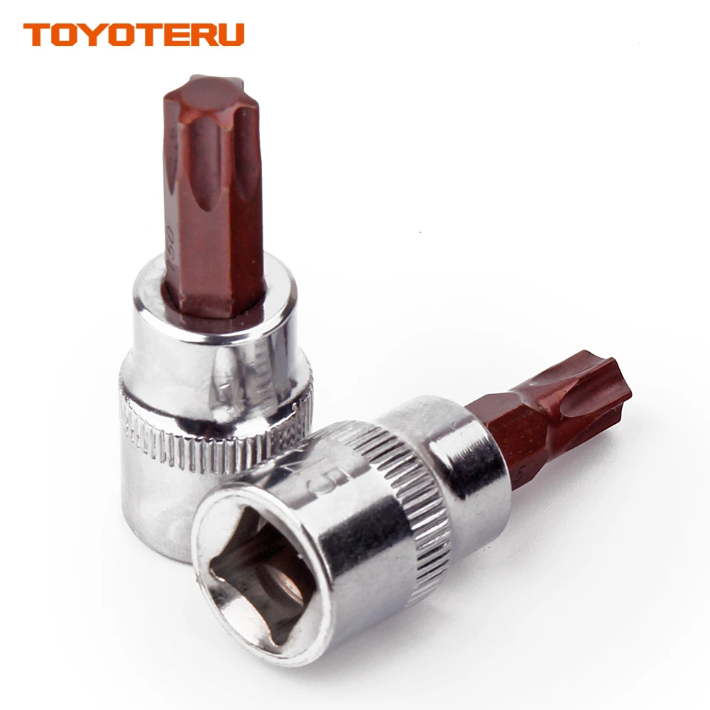Socket Hand Wrenches Torx Bit Socket Set 8pc 1 4 Square Drive Adapter T8 T10 T15 T20 T25 T27 T30 T40 Home Garden Vibranthns Lk