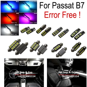 

15pc X canbus error free for Passat B7 LED Interior map dome Light Kit package (2012+) Sedan ONLY