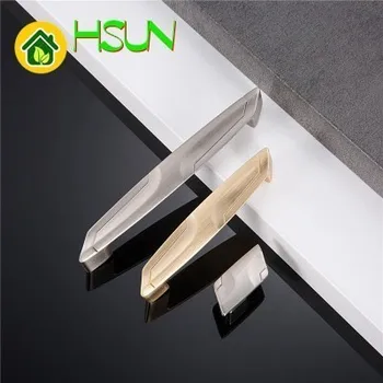 

European Cabinet Drawer Door Handle Gold Silver Zinc Alloy Modern Minimalist Hotel Room Door Small Handle Door Knob Pull