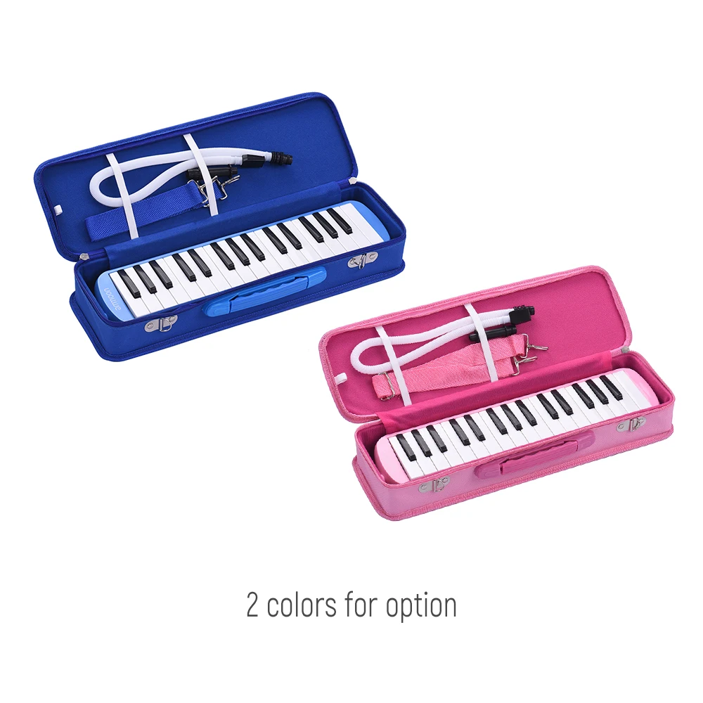 Ammoon Melodica Фортепиано стиль 32 клавиши гармоника клавиатура рот орган с мундштуком