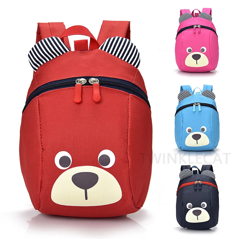 Mochila antipérdida para bebé de a 3 años, de felpa para niño, escolar guardería|Mochilas de felpa| - AliExpress