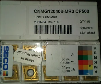 

10 PCS TOOLS CARBIDE INSERT CNMG120408-MR3 CP500