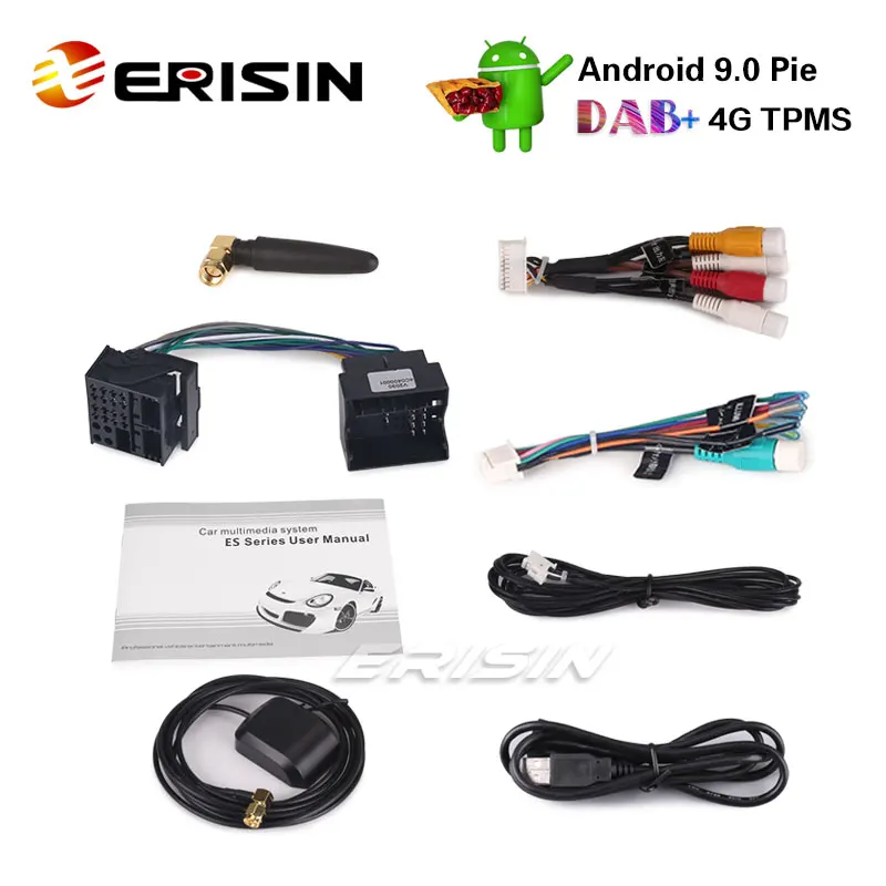 Top Erisin ES7980E 7" Android 9.0 Car Stereo GPS DAB+ CD Canbus SatNav for Mercedes E/CLS/G W211 W219 W463 5