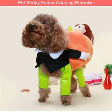 New Funny Festival Perfomance Pet Clothing Personality Teddy Pet Coat Novel Pumpkin cute costume fancy clothes DIY dog clothes
