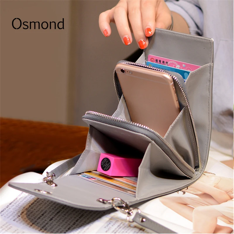 Osmond تصميم النساء حقائب الكورية البسيطة حقيبة هاتف محمول أكياس بسيطة صغيرة Crossbody أكياس عارضة السيدات رفرف حقيبة كتف الأخضر