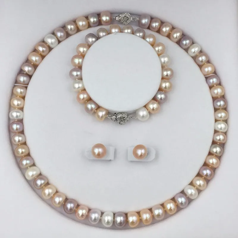 Sinya natural freshwater pearls jewlery set  (2)