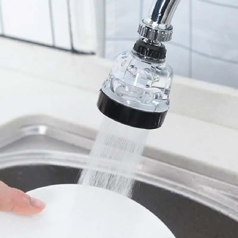 

Faucet Pressurized Flower Sprinkler 360 Degree Rotary Faucet Nozzle Anti-splash Water Filter Adapter Shower Head