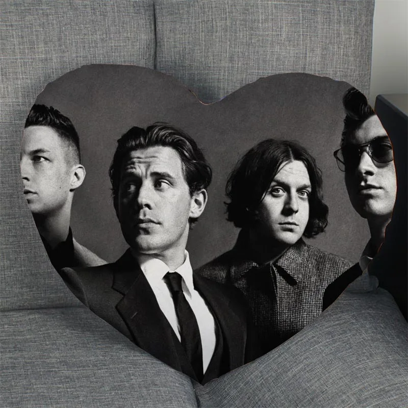 Arctic Monkeys индивидуальная в форме сердца Наволочка на молнии Обложка свадьба для дома или офиса, декоративные - Цвет: 1
