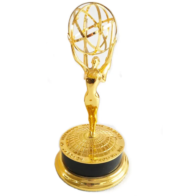 Из Металла Emmy трофей фабрики прямые продажи Emmy трофейные награды с рабочего стола офисные аксессуары R248 - Цвет: Золотой