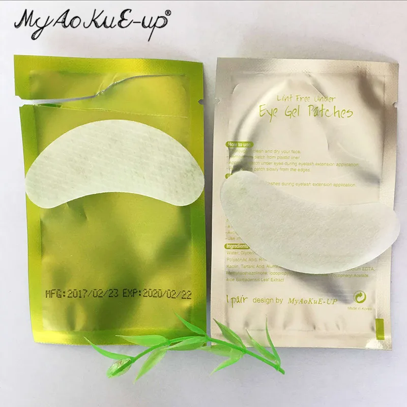 High Quality 500pairs Women Eyes Pad Eyelashes Extension Lint Free