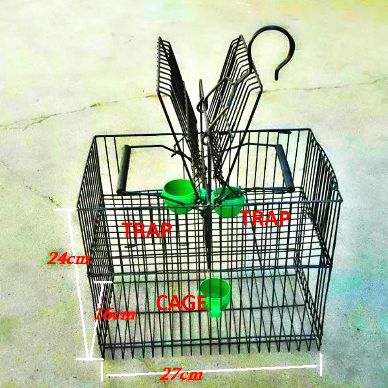 

PORTABLE Metal Bird TRAP photo traps Cage Pest Control Protect FALL BIRDS Garden Supplies Products Tools wholesale