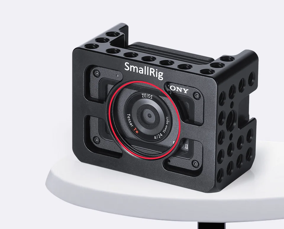 SmallRig RX0 II Vlogging клетка для sony RX0 II Экшн камера Камера Особенности w/1/4 резьбовые отверстия для ручки шарнирное сочлененное крепление DIY прикрепить 2344