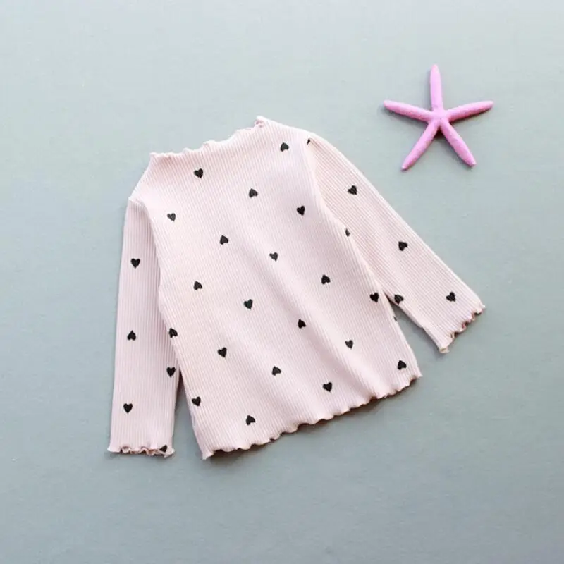 Girls T Shirt Spring Fall Winter Cotton Long Sleeve Floral Children's Tops And Blouses