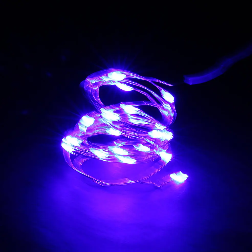 

5PCS Blue Color 3M Waterproof 3M 30 LED Silver Wire String Light Indoor Outdoor Decoration Lamp