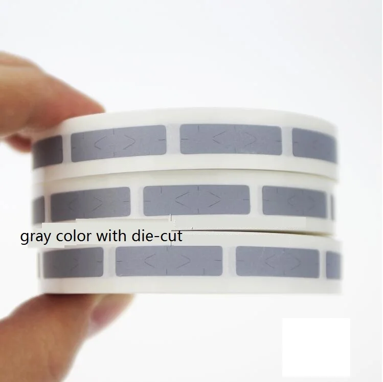 

1000pcs/roll Gray DIY Scraping Award Card Coated Scratch Off Film Password Sticker Scratch Off Card Coating Stickers Wholesale