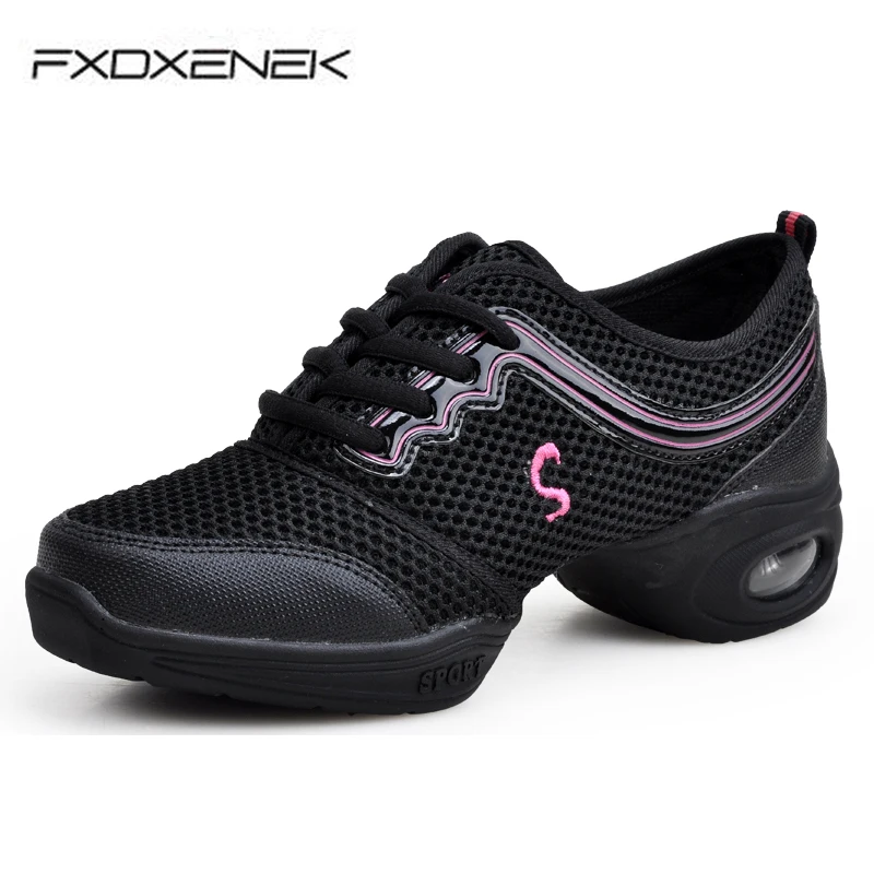 Size 35 41 Women Ladies Breath Fitness Dance Shoes Soft Outsole Girls