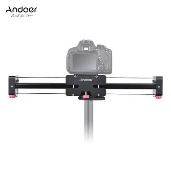 

Andoer FT-40 Retractable Camera Video Slider Dolly Track Rail Stabilizer Aluminum Alloy for Canon Sony Nikon DSLR Camcorder