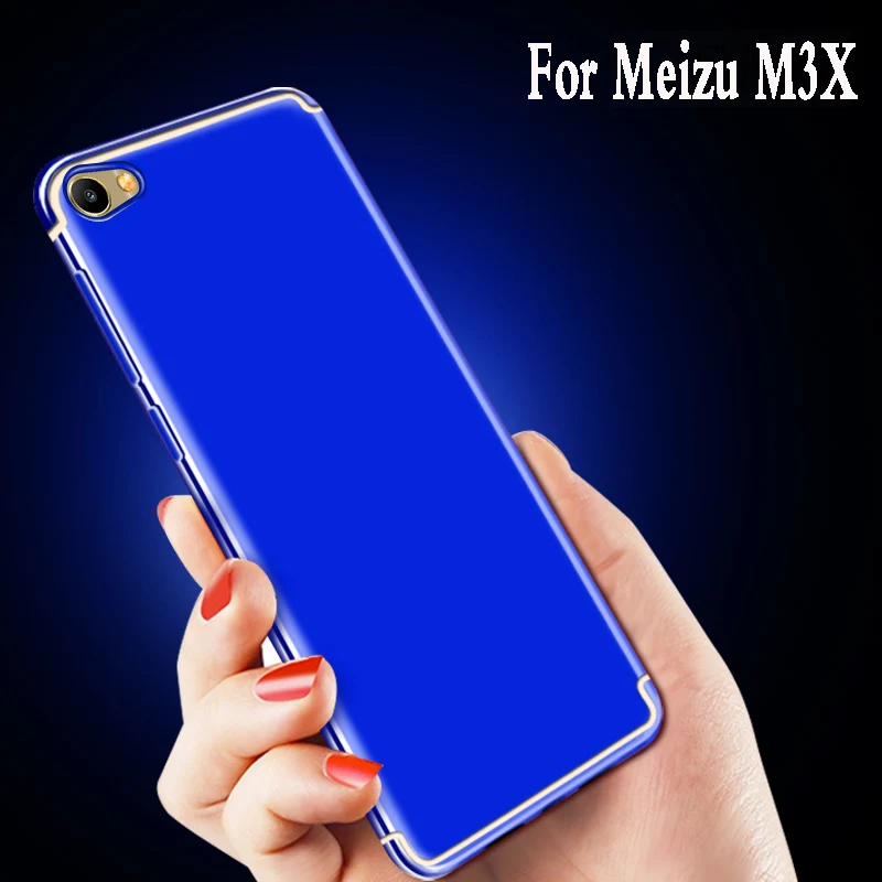 

For meizu m3x case Luxury silicone fundas Protection mobile phone Back case for meizu m3x cover soft tpu free screen protector