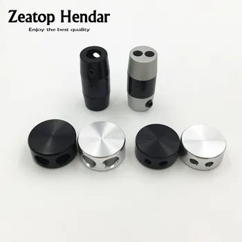 

10Set Aluminum Slider + Y Splitter One 5mm to Two 3.2mm Hole Speaker Audio Wire Metal Plug for Upgrade Headphone Cable