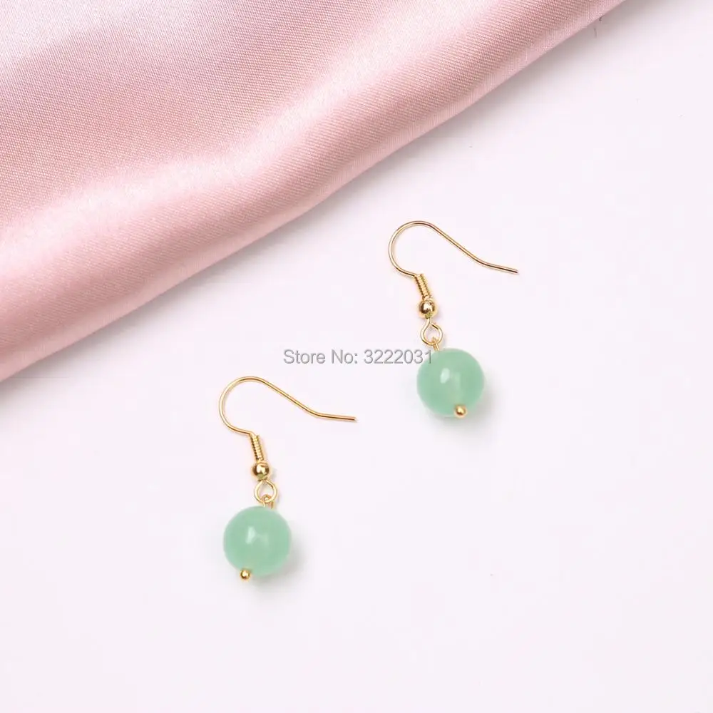 2-GREEN STONE DROP EARRINGS (3)