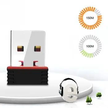 

USB Mini Wireless Wifi Adapter Dongle Receiver Network LAN Card PC 150Mbps USB Adapter RTL8188 MT7601 Strong Signal