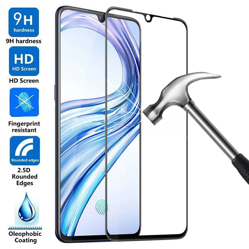 Закаленное стекло 9D с полным покрытием для Vivo V9 Pro V11 V15 V11i Y97 Z3 Z3i Y85 Z1 X23 Y81 Y83