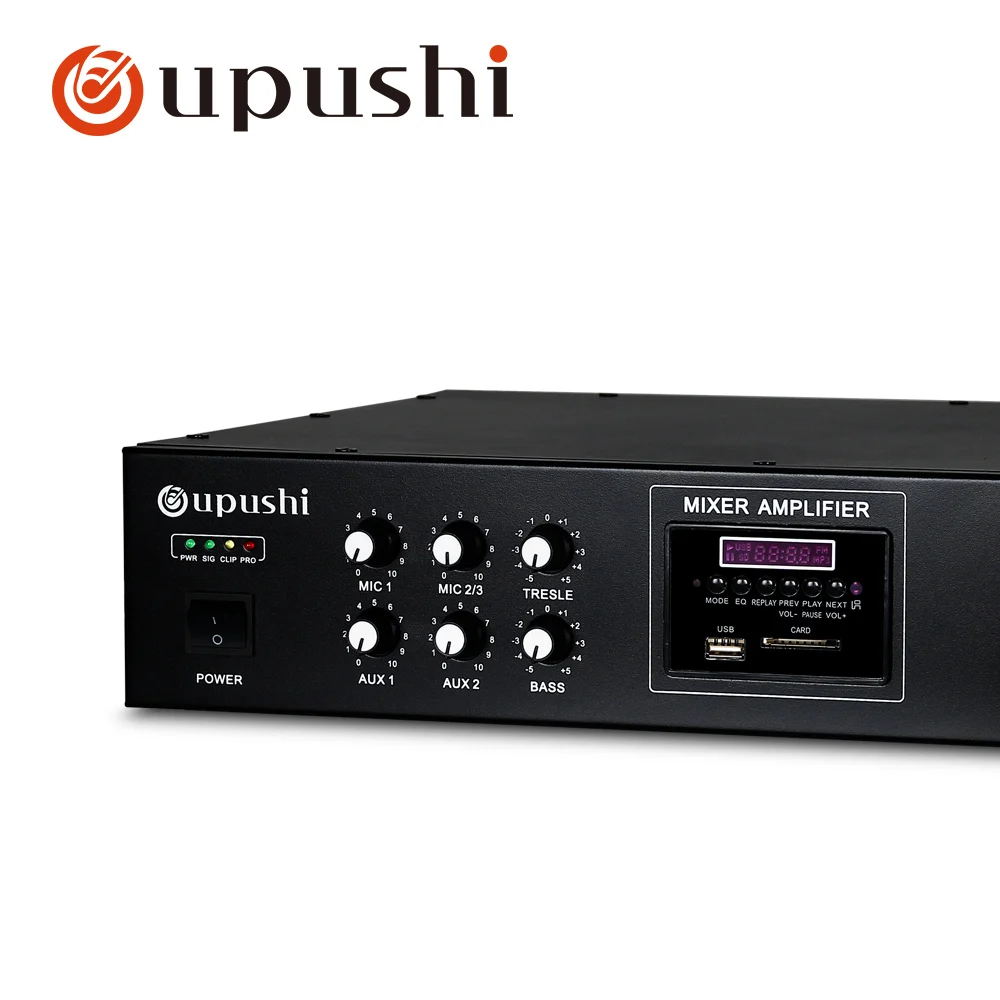 Power amplifier bluetooth 4.0 with 3 microphones