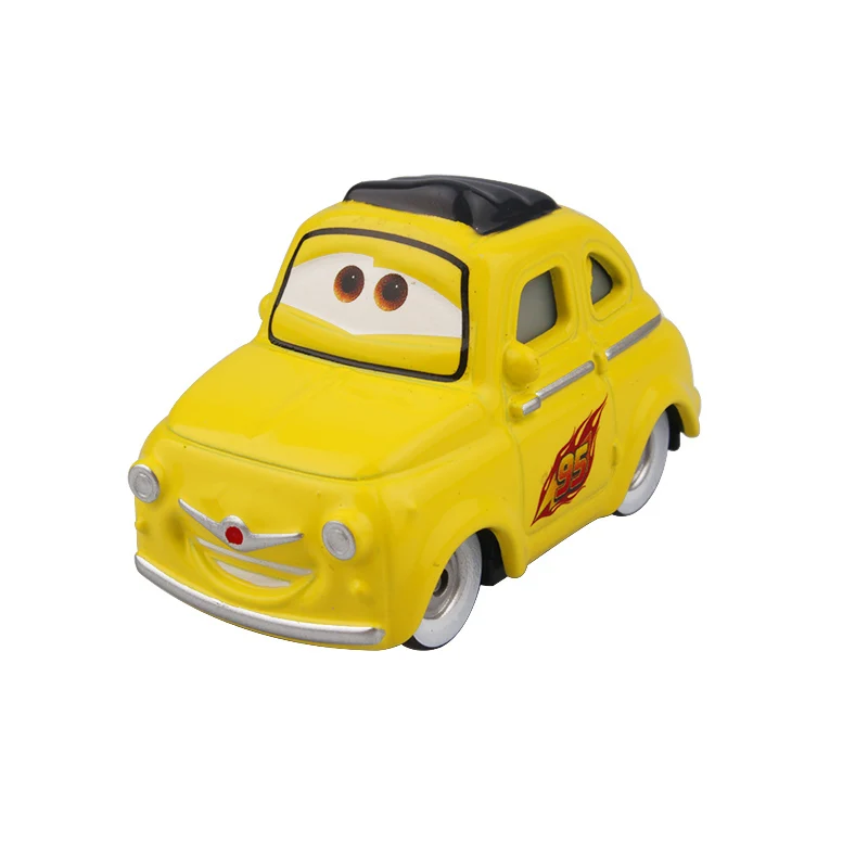 Disney Pixar Cars 2 3 Lightnig McQueen Mater Jackson Storm Ramirez 1:55 литая под давлением модель автомобиля из металлического сплава подарок на день рождения игрушка для ребенка - Цвет: Luigi