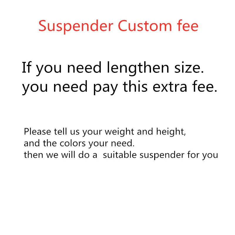 Suspender custom fee