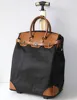Sac à main de voyage pour femmes, valise de marque, image femme, bagage d'embarquement, sac de rangement à une tige, sac à roulettes 2 roues, sac d'école ► Photo 3/6