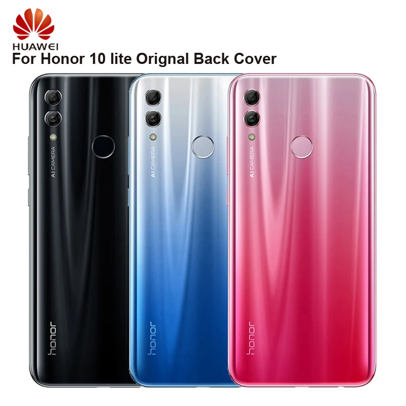 

Huawei Original Battery Glass Back Cover Door For Huawei Honor 10 lite Door Rear Housing Back Cover Protective Phone Cases
