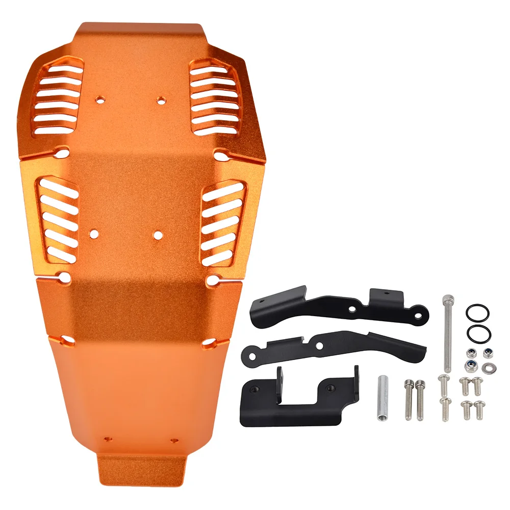 Защита двигателя Glide Skid Plate Защитная крышка для KTM 1050 1190 1190 R ADV Adventure 2013- 1290 Super Adventure - Цвет: Оранжевый