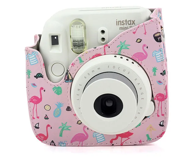 Fuji Fujifilm Instax Mini 9 Mini 8 сумка для камеры из искусственной кожи Аксессуары для мгновенной камеры сумка на плечо защитный чехол с ремешком