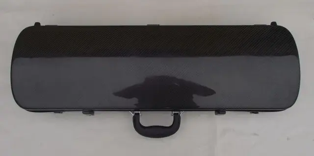 Cheap Violin case Carbon fiber box 4/4 Black color fine workmanship