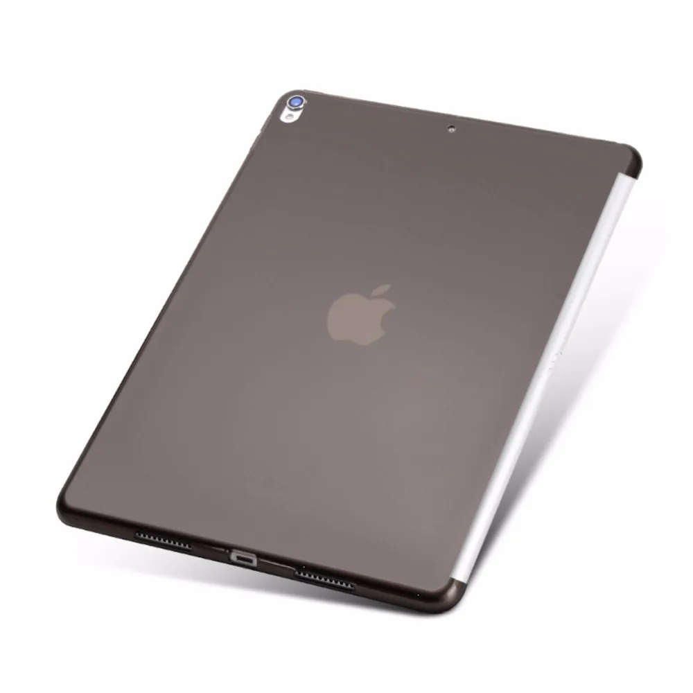 Чехол для, iPad Pro, 10,5, 12,9, 9,7 дюймов, клавиатура, умный чехол, мягкий ТПУ, прозрачный, тонкий, подходит для задней панели, подходит для клавиатуры Bluetooth