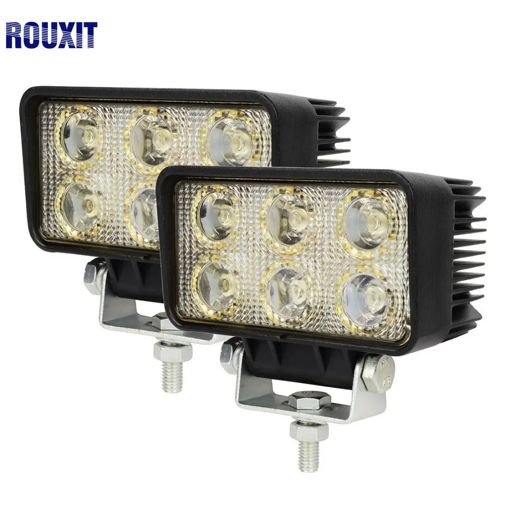 2pcs 18W LED Work Light Bar Car Lamp Driving Fog light Offroad for 4x4
