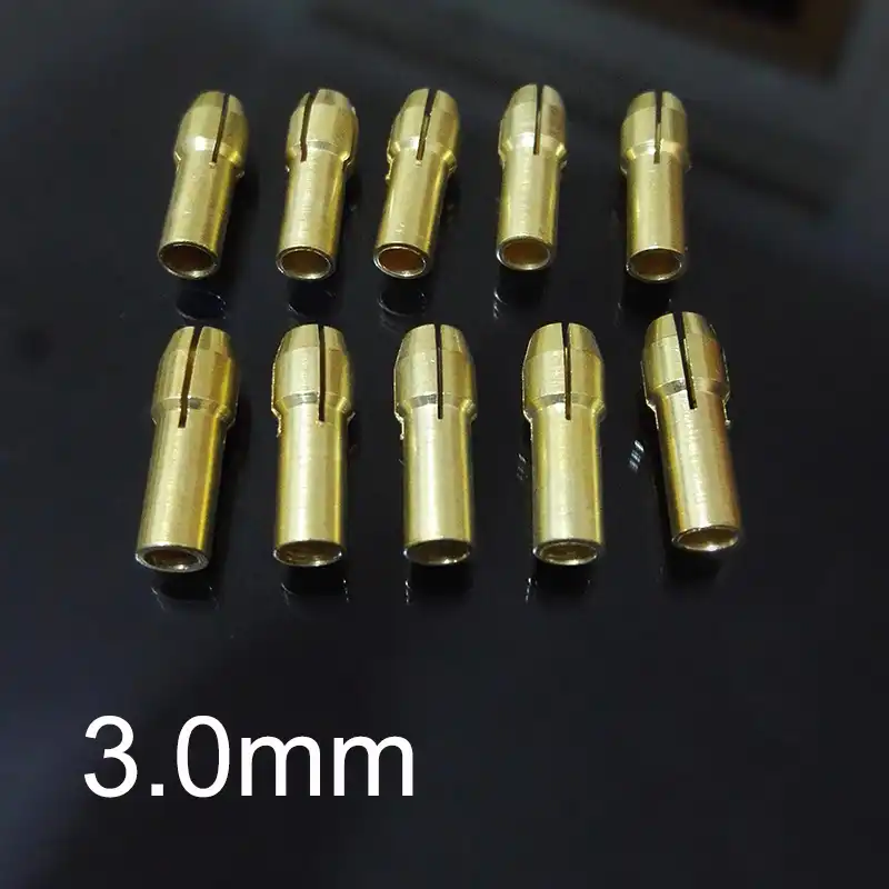 Brass Dremel Collet Mini Drill Chucks For Electric Motor Shaft Bit Tool Adapter