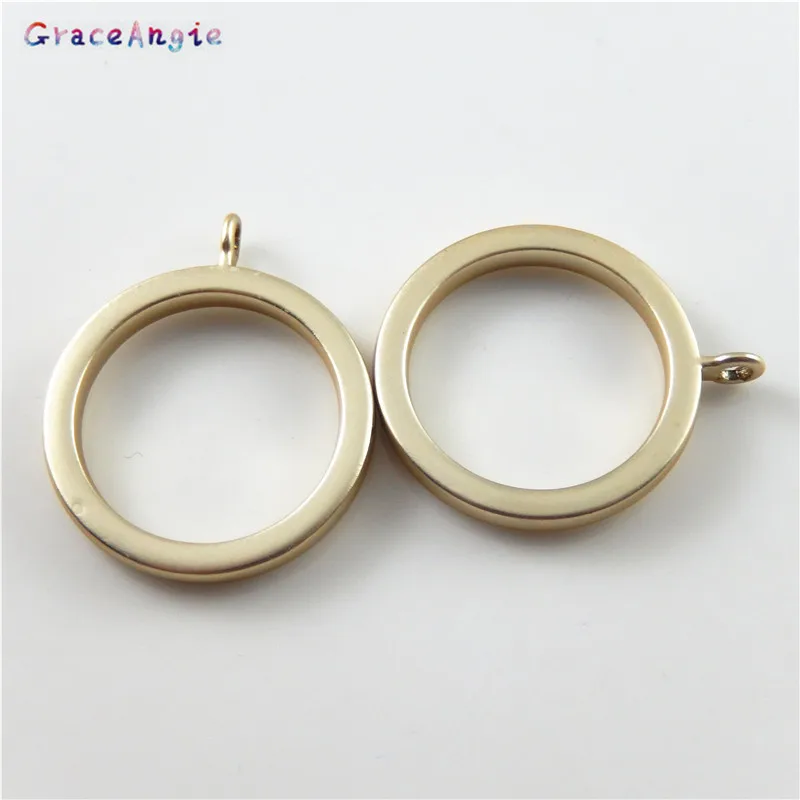 

GraceAngie 5PCS 28mm Wholesale metal charms gold big hole Corcle bead connect charm pendants fits European bracelets jewelry DIY