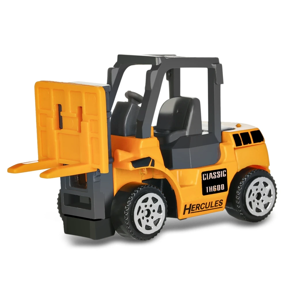  6 in 1 Mini Engineering Car Diecast Alloy Construction Vehicle Dump-car Dump Truck Model Classic Toy Mini gift for Children Toy (13)